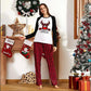 Family Christmas Pajamas Matching Sets Christmas Sleepwear Parent-Child Pjs Outfit For Christmas Holiday Xmas Party - Enfance-Heureuse