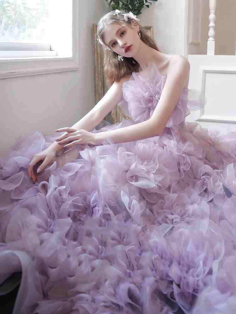 Toast Dress Socialite High-end Evening Engagement Dress - Enfance-Heureuse