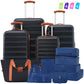 Hardshell Suitcase Set Of 4 Pieces, Lightweight 16 Inches, 20 Inches, 24 Inches, 28 Inches, Luggage Box - Enfance-Heureuse