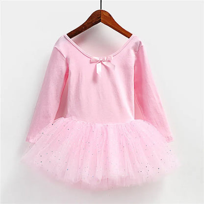 Children's Dance Clothes Summer Girls Tutu Dance Costumes - Enfance-Heureuse