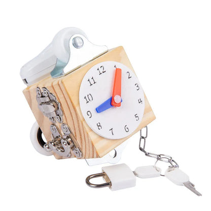 Busy Block Children's Montessori Early Education Teaching Aids Kindergarten Montessori Unlocking Toys - Enfance-Heureuse