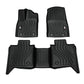 All-Weather TPE Front And Rear Row Floor Liners Floor Mats Fit For Toyota Tundra CrewMax Cab 2022-2025, Custom Fit Tundra Car Mats - Enfance-Heureuse