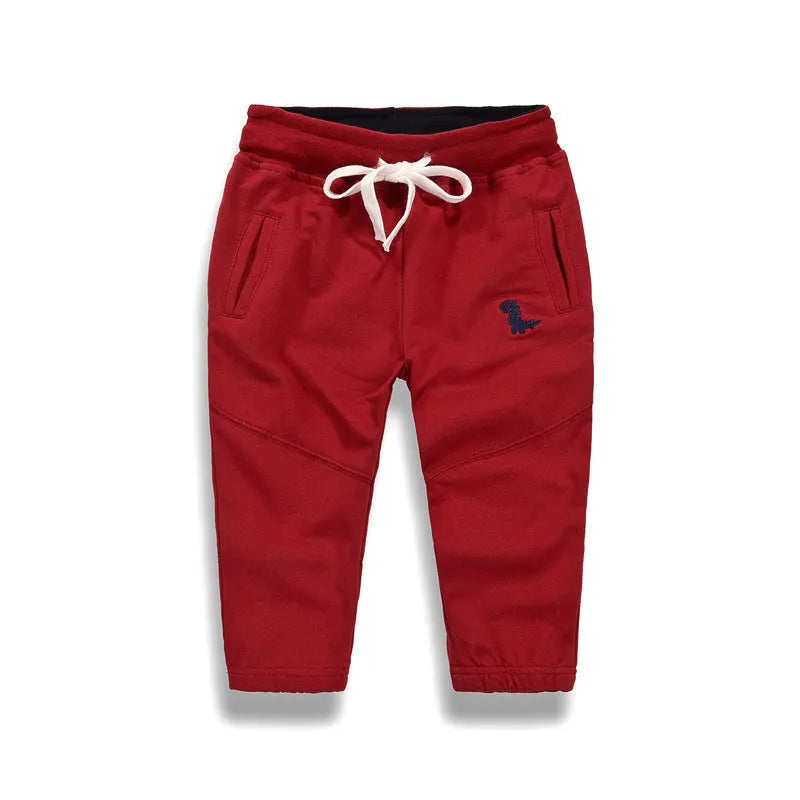 Children's Little Dinosaur Lace-up Sweatpants - Enfance-Heureuse