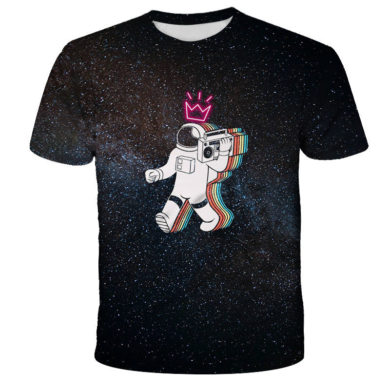 T-shirt astronaute à impression numérique