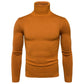 Winter Warm Basic Thermal Turtleneck Sweater Mens Solid Color Slim Fit Clothes Pullover Top - Enfance-Heureuse