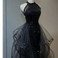 Black Evening Dress For Women - Enfance-Heureuse