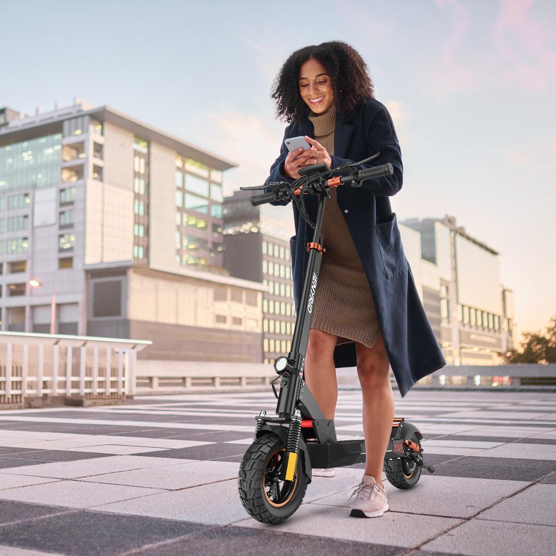 New IE Kugou M4 Pro S With Seat High Speed Electric City Scooter Suitable For Young Adults Teenagers - Enfance-Heureuse