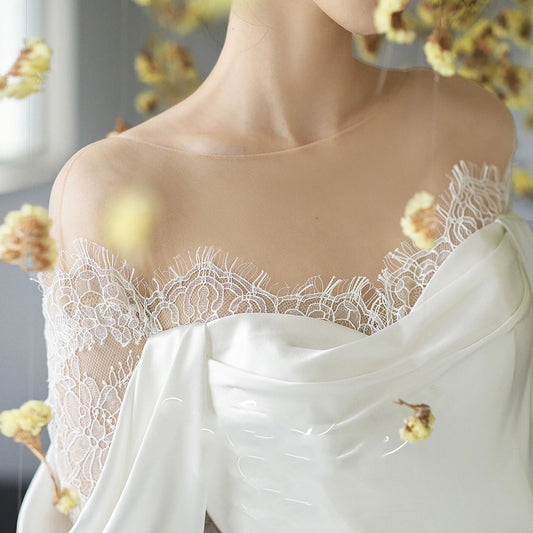 Gauze Dress Bride French Girl - Enfance-Heureuse