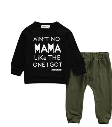 spring and summer new ins boys suit letters male baby in the children's suit Amazon explosion models - Enfance-Heureuse