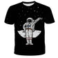 T-shirt astronaute à impression numérique