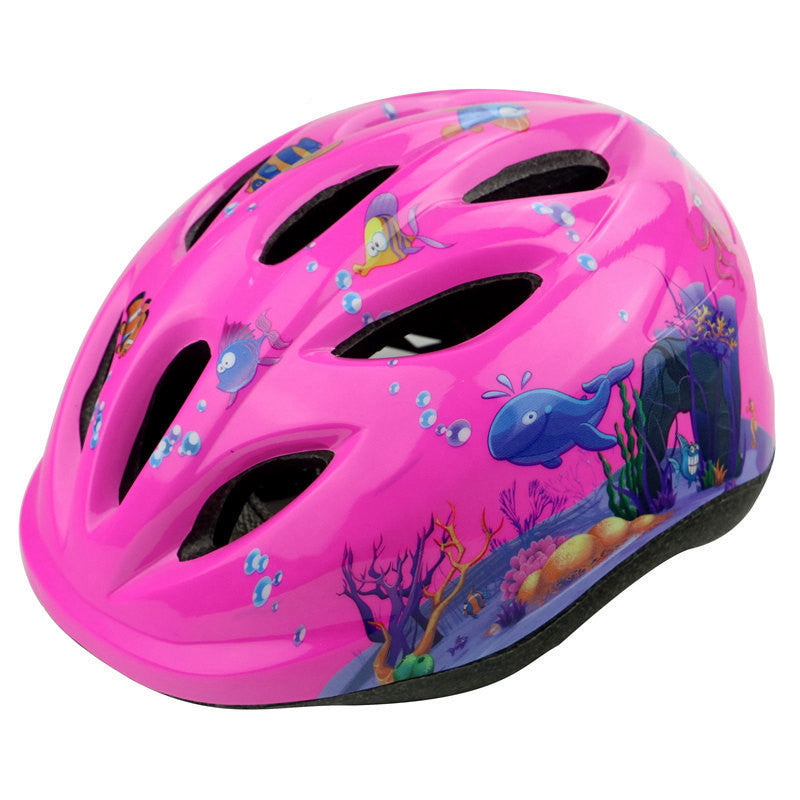 Bicycle riding Child Helmet scooter protector skating skating speed skating helmet safety helmet fittings - Enfance-Heureuse