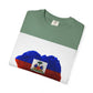 Haiti Flag Drip T-Shirt — Haitian Pride Graphic Tee