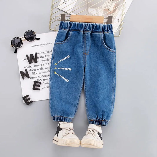 Children's Naughty Spring And Autumn Jeans - Enfance-Heureuse