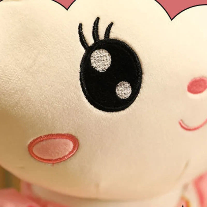 Rabbit Plush Toy Girl Large Throw Pillow - Enfance-Heureuse