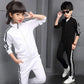 Men's and girls' suits new white sportswear - Enfance-Heureuse
