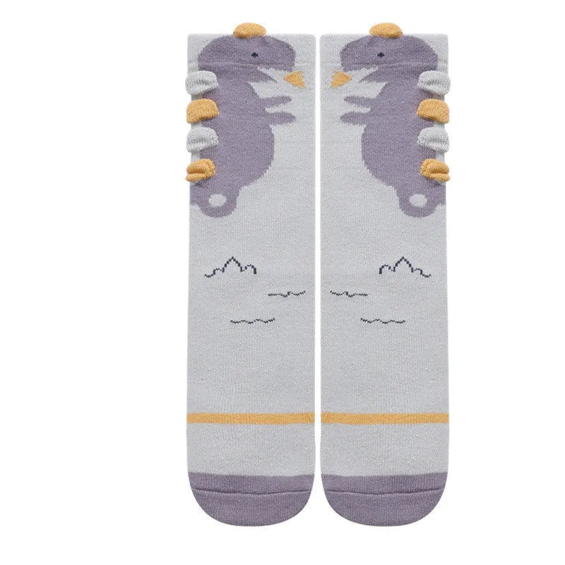 Three-dimensional Baby Over The Knee Socks Without Heels For Infants And Toddlers - Enfance-Heureuse