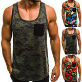 Gilet décontracté pour homme, slim, respirant, imprimé camouflage, personnalisé, sans manches