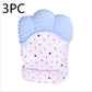 Bébé de dentition bébé anti-morsure silicone molaire gants enfants de jouets sonores - Enfance-Heureuse