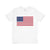 Patriotic Unisex Jersey Short Sleeve Tee - American Flag Design - Enfance-Heureuse