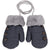Children's Gloves Knitted And Velvet Gloves Double-Layer Thickening With Lanyard - Enfance-Heureuse