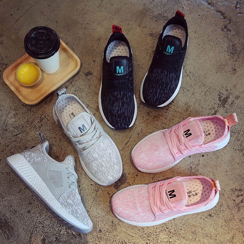 Sports casual shoes flat women shoes - Enfance-Heureuse