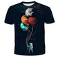 T-shirt astronaute à impression numérique