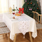 Christmas Snowflake Leaves Table Runner Table Decoration Decorations - Enfance-Heureuse