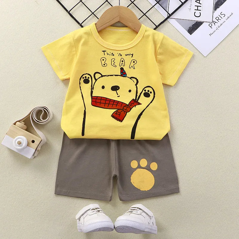 Cotton T-shirt Women Treasure Summer Shorts Baby Clothes Manufacturer - Enfance-Heureuse