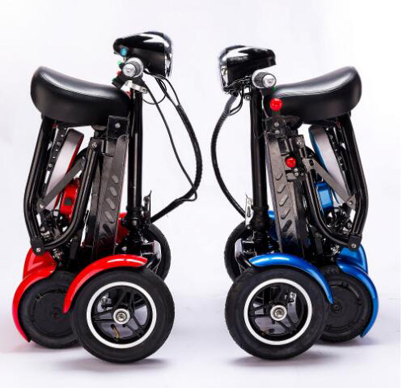 Cyungbok Mini vélo électrique pliable à quatre roues pour adultes, scooter de transport pour personnes âgées