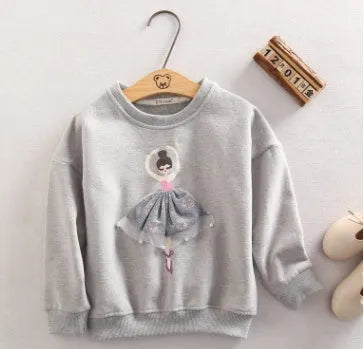 Spring new Korean children's clothing sweater plus velvet children's sweater cartoon casual girl sweater sports boy jacket - Enfance-Heureuse