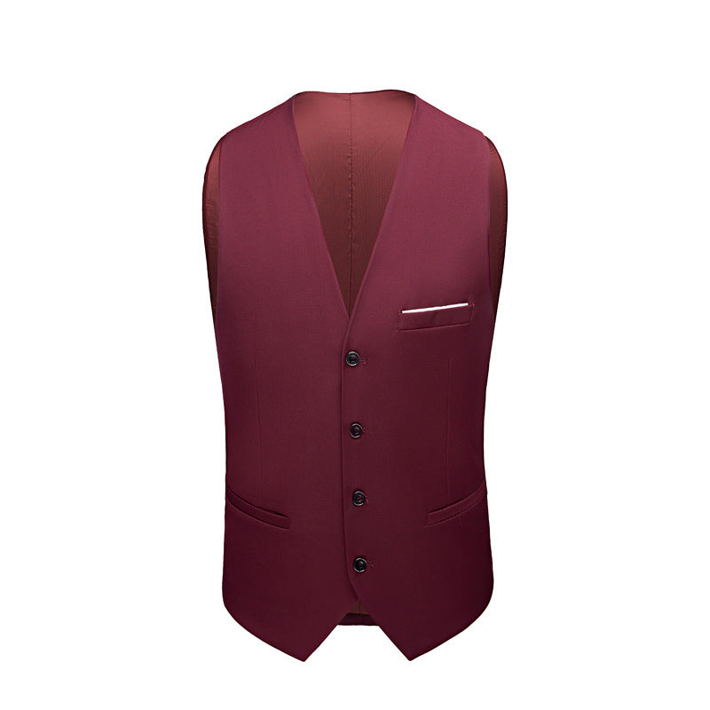 Mens Suits 3Pcs Formal Casual Slim High Quality Stylish Sets - Enfance-Heureuse