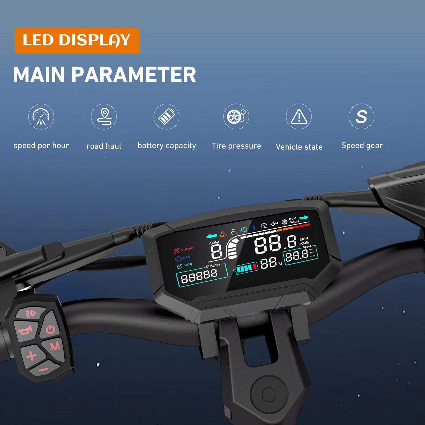 High-speed, Long-range Electric Folding Scooter In US Warehouse - Enfance-Heureuse