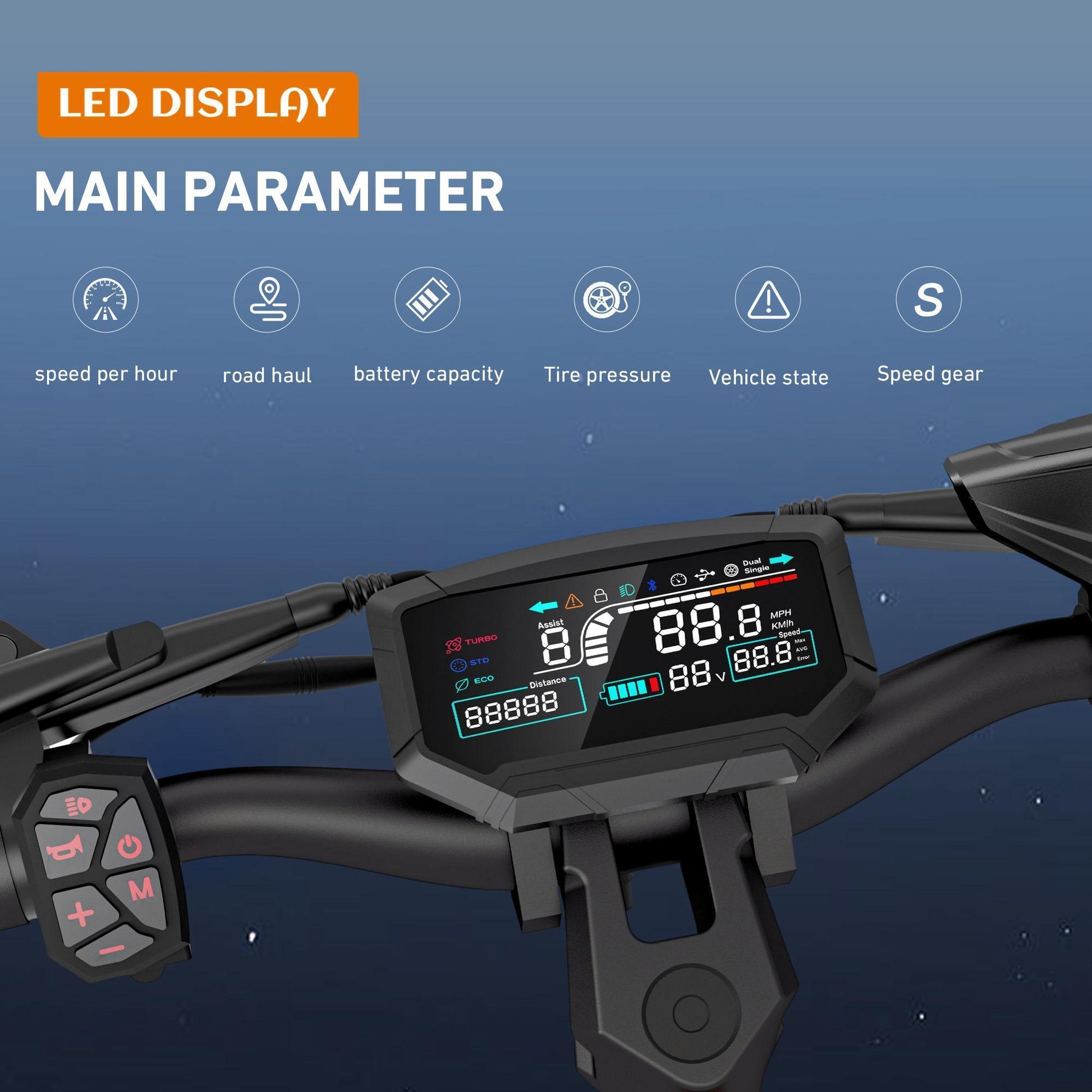 High-speed, Long-range Electric Folding Scooter In US Warehouse - Enfance-Heureuse