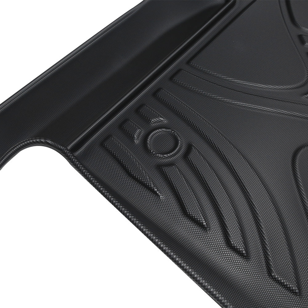 All Weather Floor Mats For Chevy Silverado GMC Sierra 1500 2019-2025, 2020-2025 SLV SRA 2500 3500 HD Crew Cab, With Rear Under-Seat Storage - Enfance-Heureuse