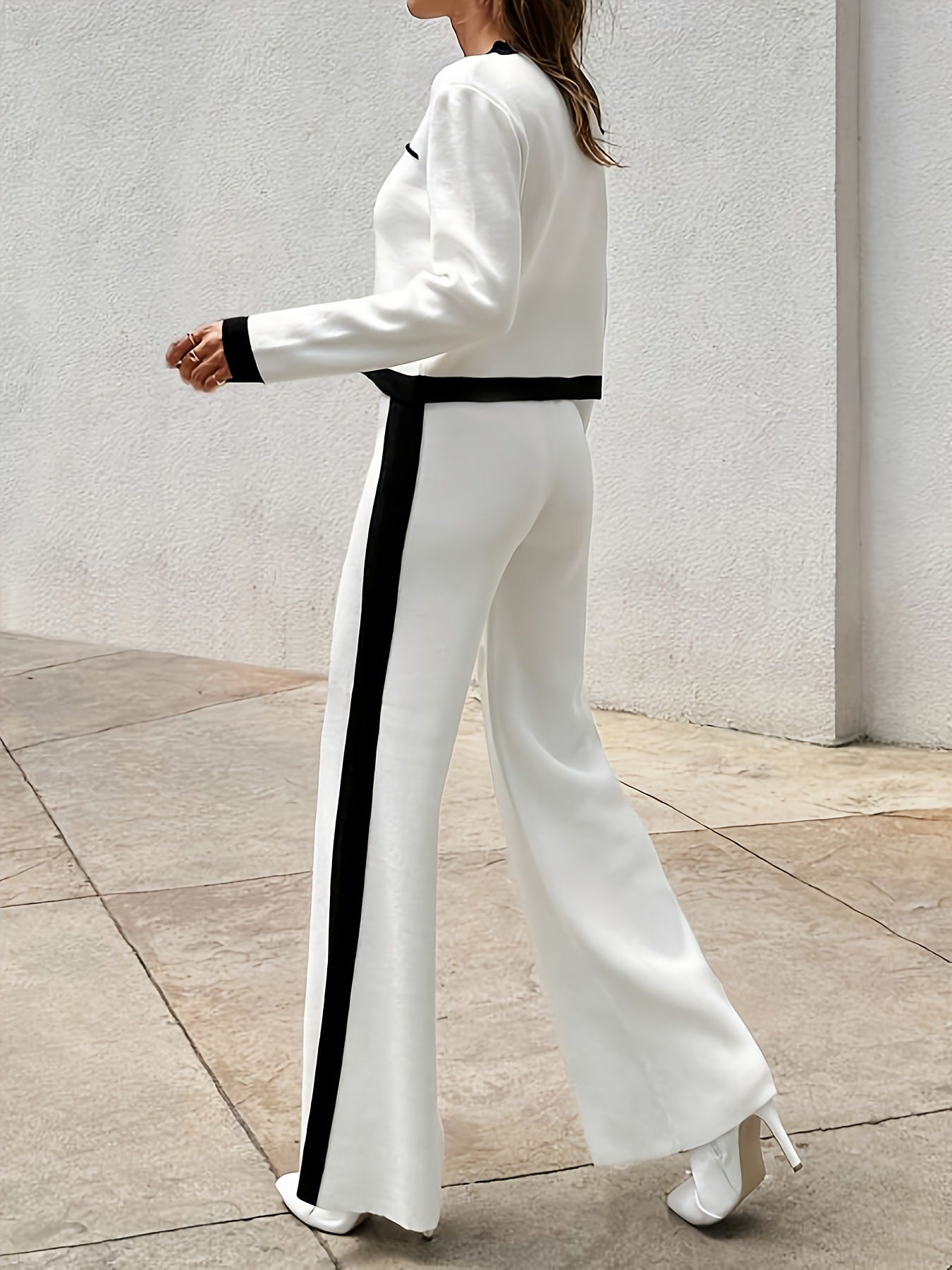 New Elegant Style Round Neck Long-sleeve Suit - Enfance-Heureuse