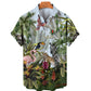 Men's 3D Digital Printing Tropical Forest Animal Hawaiian Shirt - Enfance-Heureuse