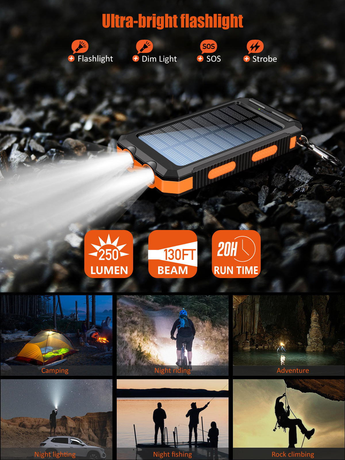 Solar Power Bank For Life Lights - Enfance-Heureuse