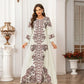 Arab Style Women's Long Robe Printed Dress - Enfance-Heureuse