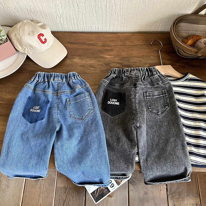 Jeans For Children In Spring Wear - Enfance-Heureuse