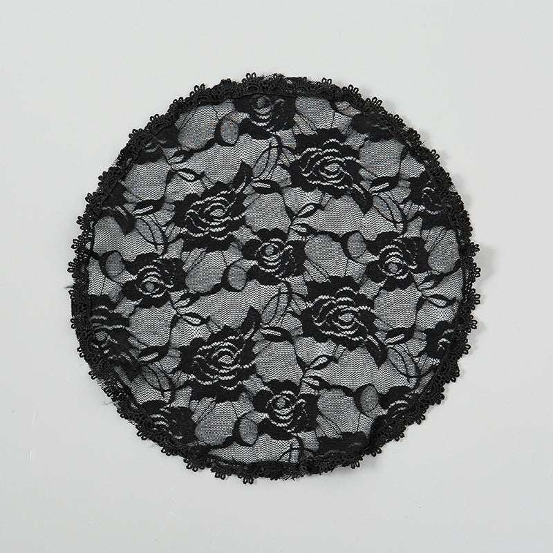 Round Wedding Bridal Elegant Dress Accessories Small Cover Head