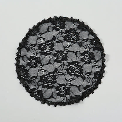 Round Wedding Bridal Elegant Dress Accessories Small Cover Head