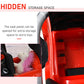 Kids 3 In 1 Push Car Ride-On Stroller Sliding Walking Toy With Horn Music Light Secure Bar For Boys Girls 1-3 Years Old Red - Enfance-Heureuse