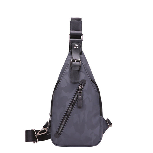 Sac à bandoulière simple camouflage imperméable pour homme, sacoche coréenne pour homme, sacoche de poitrine, sac ... 