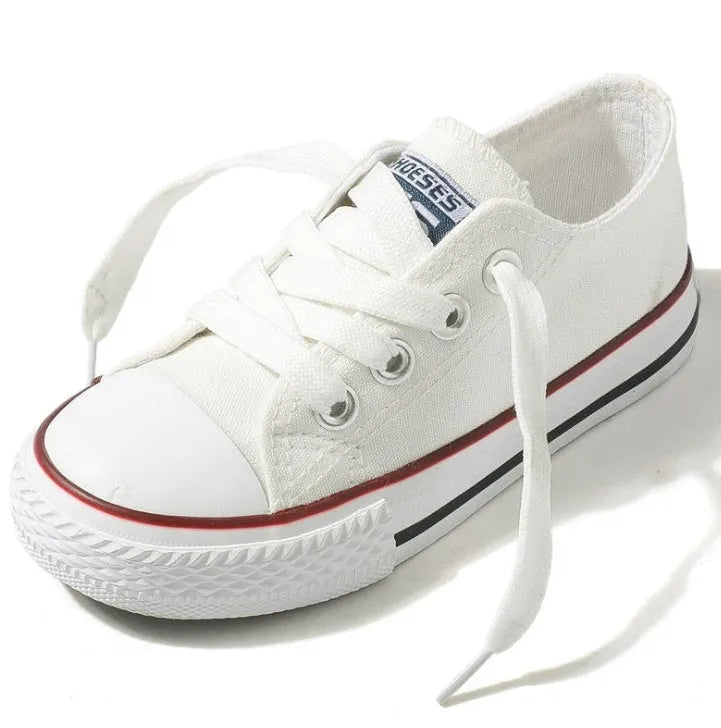 Canvas Shoes Non-slip Casual Shoes Student Parent-child Shoes New Baby Shoes White Shoes - Enfance-Heureuse