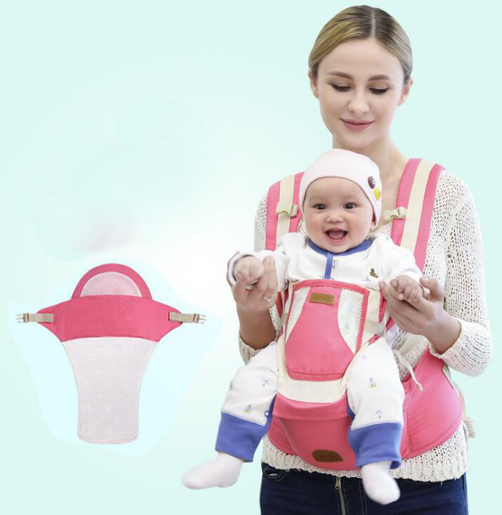 Four Seasons Breathable Multifunctional Baby Waist Stool Three-in-One Can Slanting Sling - Enfance-Heureuse