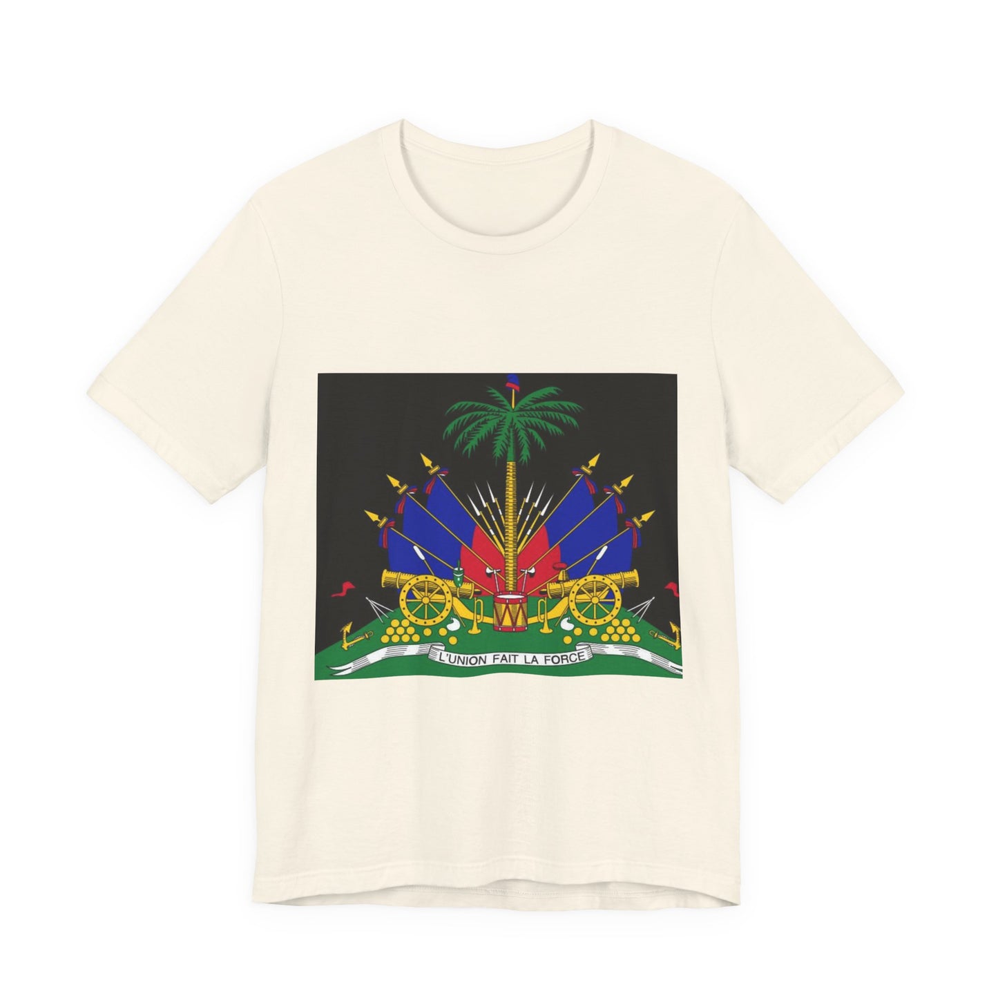 Haiti Coat of Arms T-Shirt — Haitian Flag & Emblem Graphic Tee