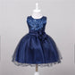 Bébé Sequin Robe Fleur Fille De Mariage Princesse Robe