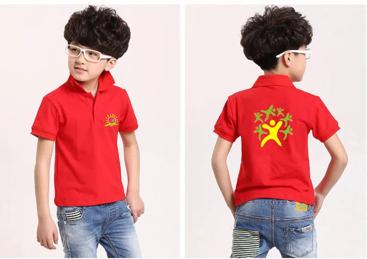 Groupe service service de classe à manches courtes T-shirt - Enfance-Heureuse