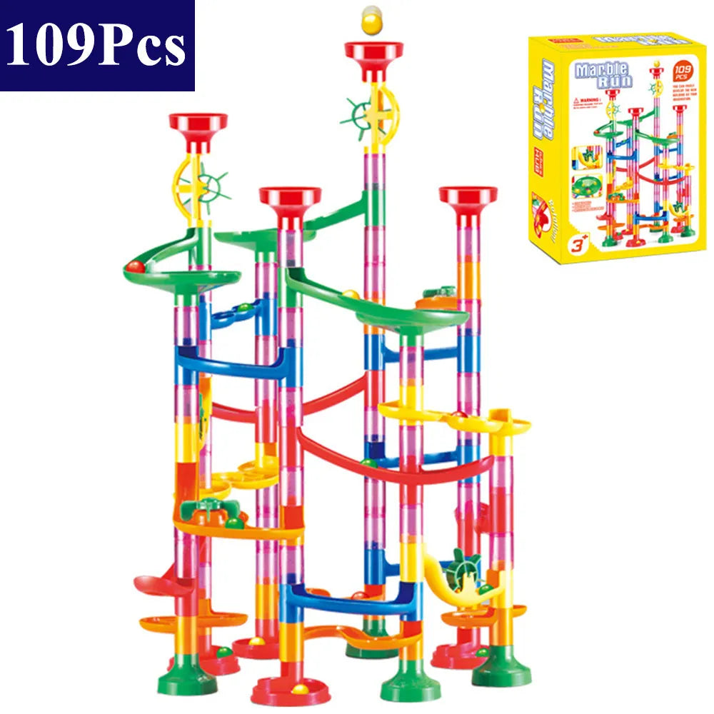 Ball track slide marble toy - Enfance-Heureuse