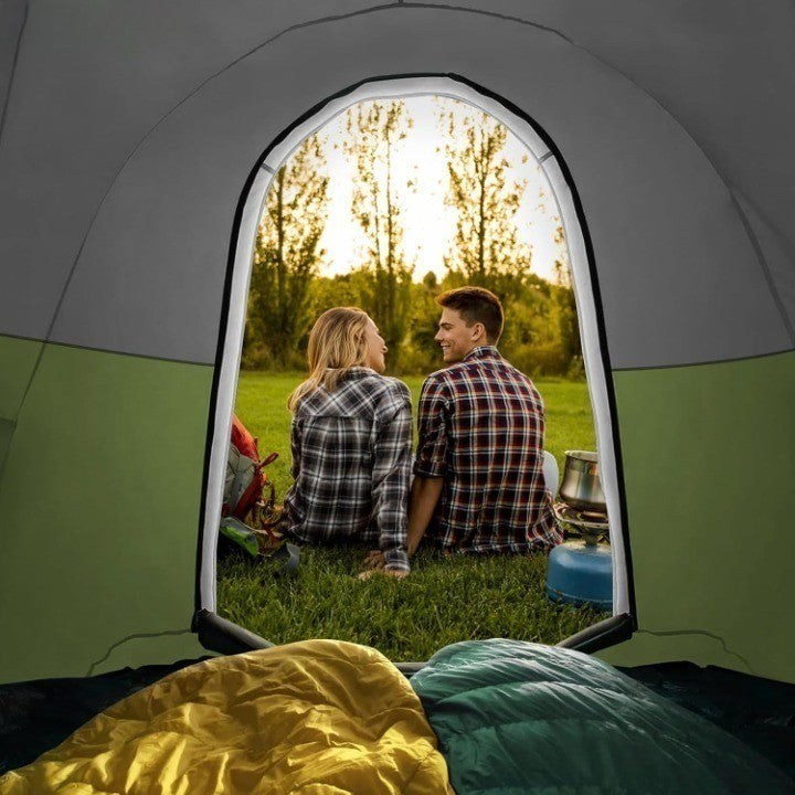 Truck Bed Tent With Awning, Fits 5.5-5.8FT Truck, PU3000mm Waterproof Tailgate Pickup Truck Tents, Easy Set-up For 2 Person, Fits Full Size Short Bed, Chevy, Dodge, Ford, GMC - Enfance-Heureuse